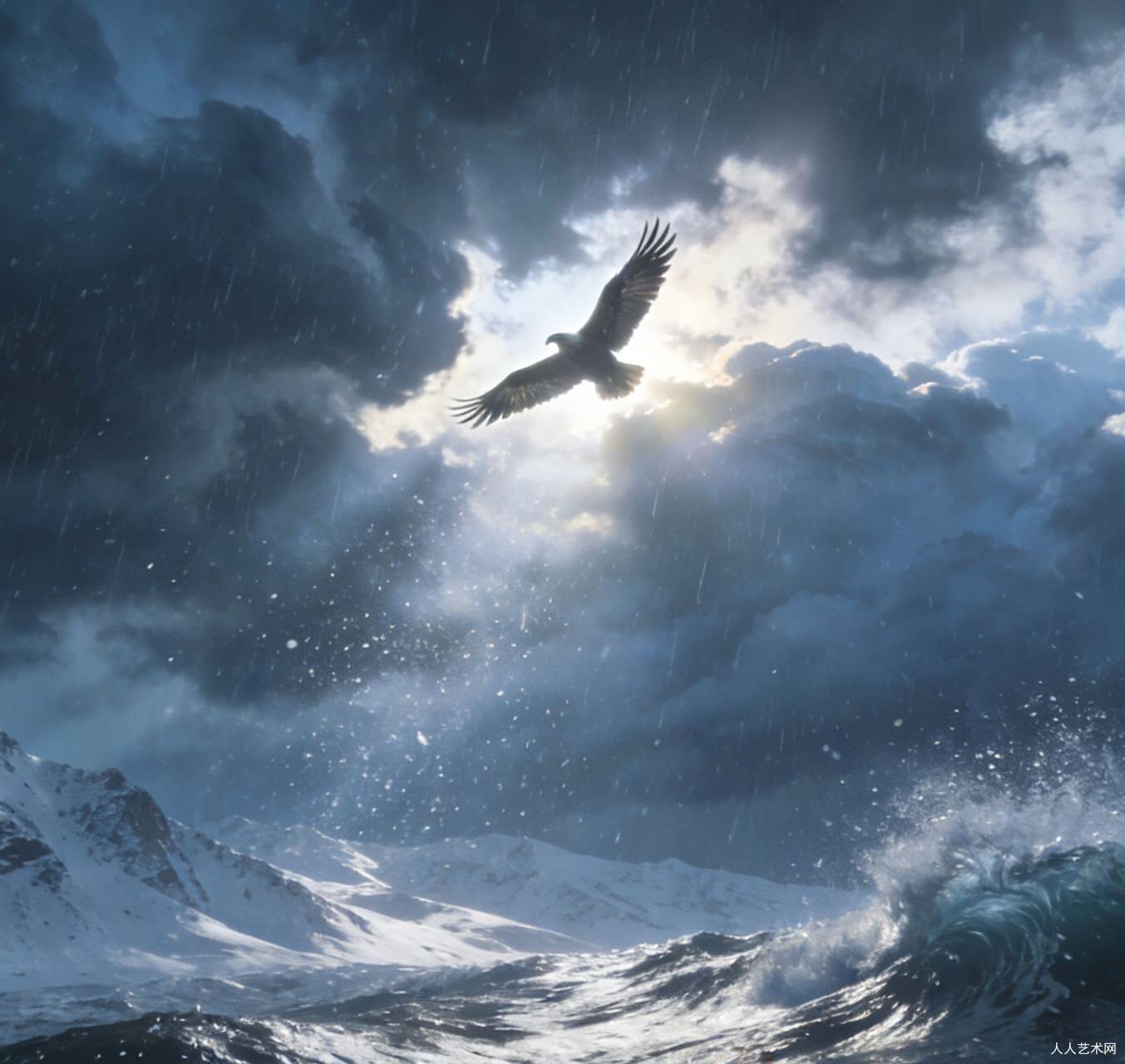 破阵子·孤鹰逐光