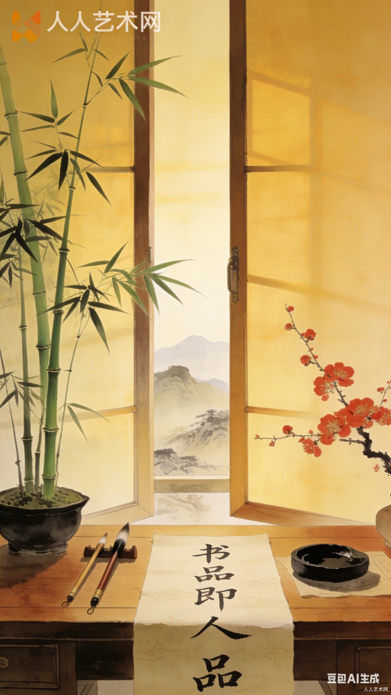 浣溪沙·书品即人品