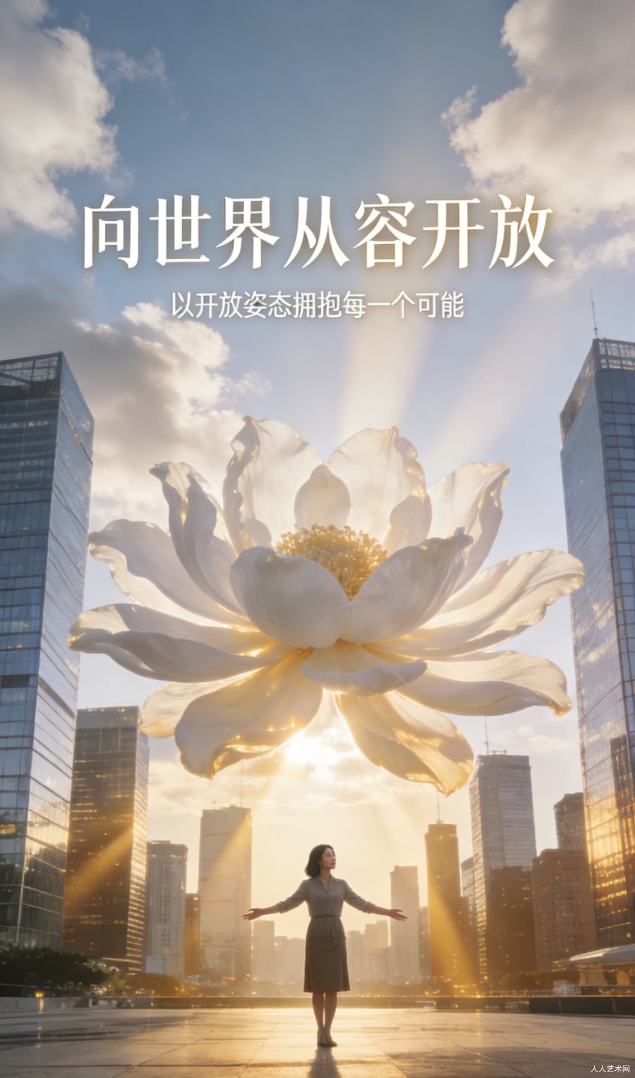 向世界，从容开放