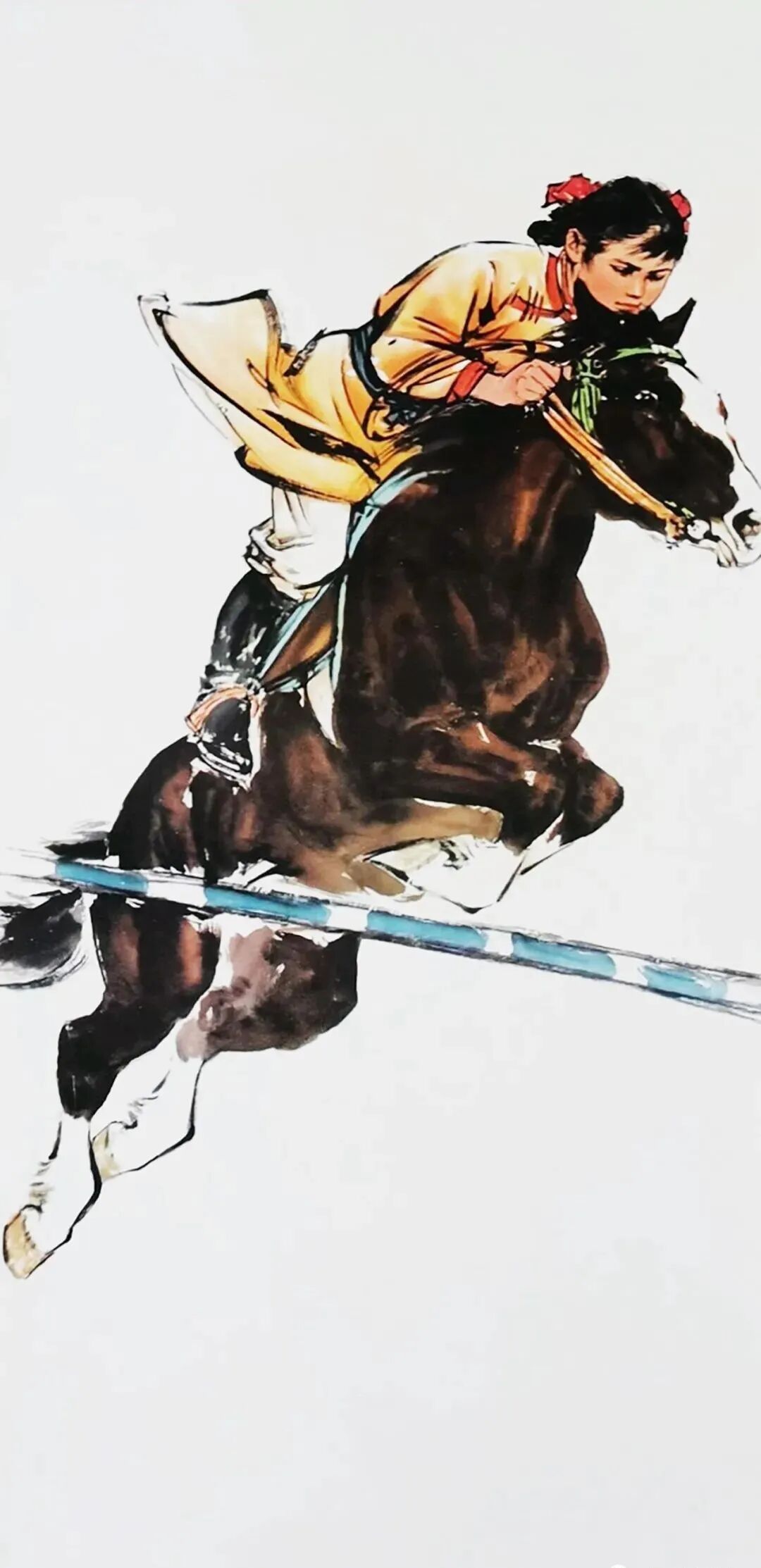 飒爽英姿，这画太好看了！