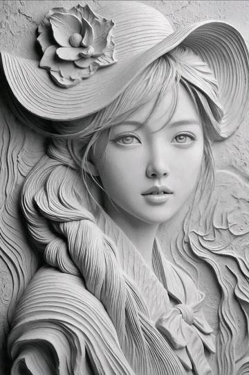 浮雕美女原来可以这么美，绝了！