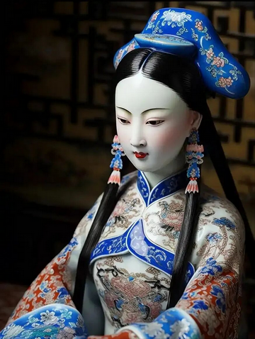 青花瓷美人