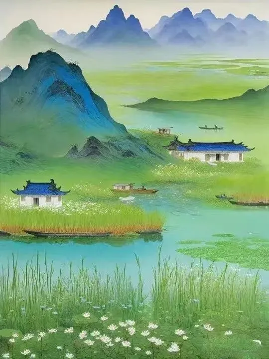 这组青山绿水，真养眼！